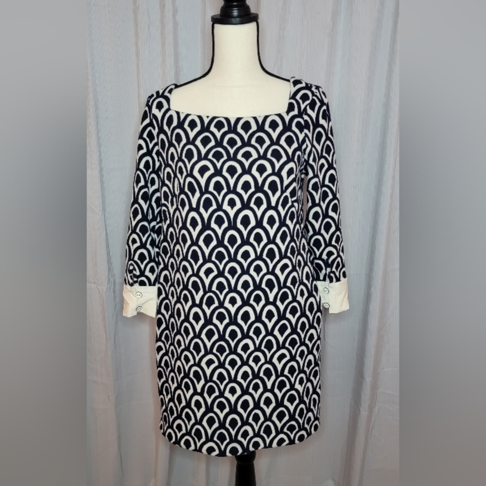 Maeve Anthropologie printed shift mini dress Size small